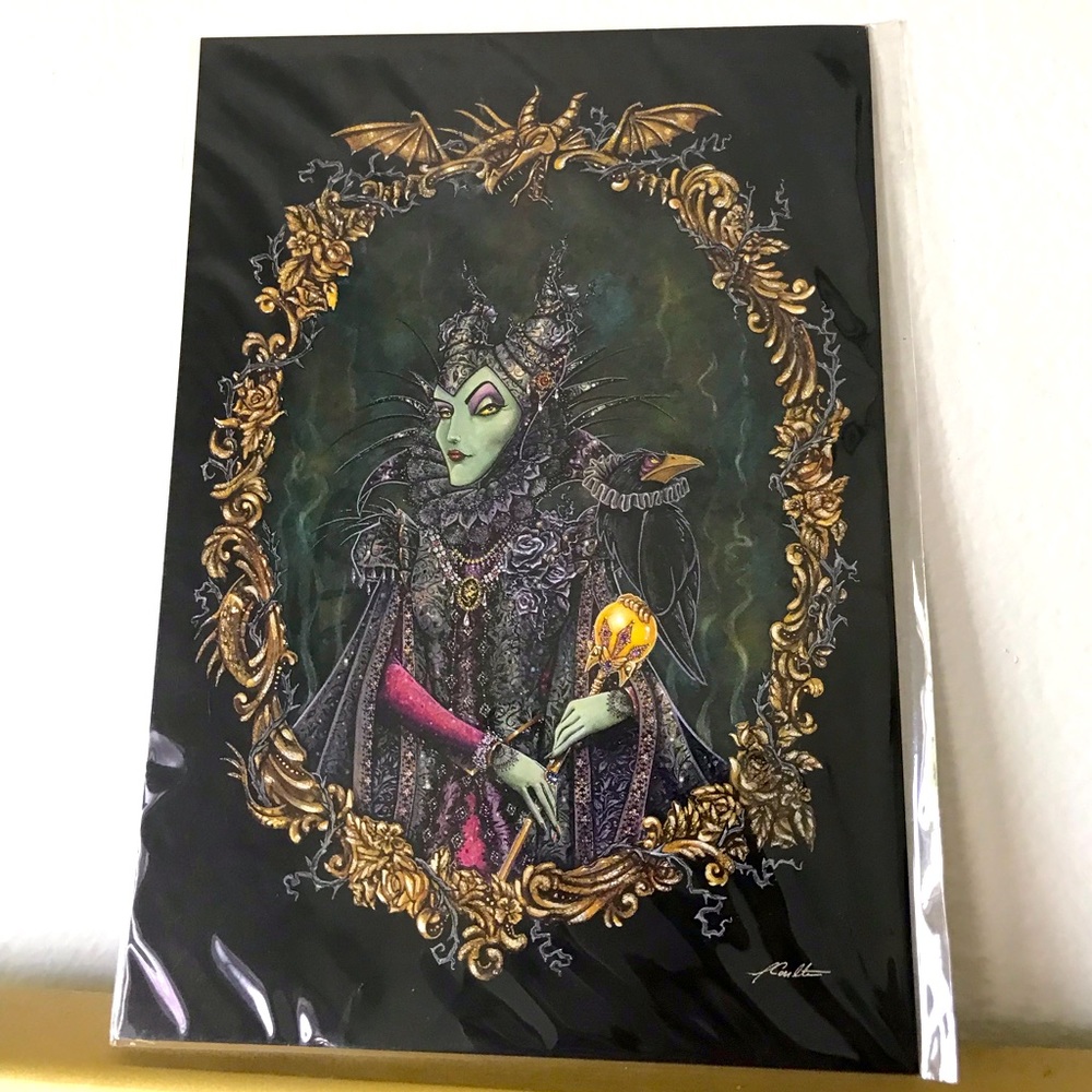 Disneyland Wonderground gallery “couture de force” postcard